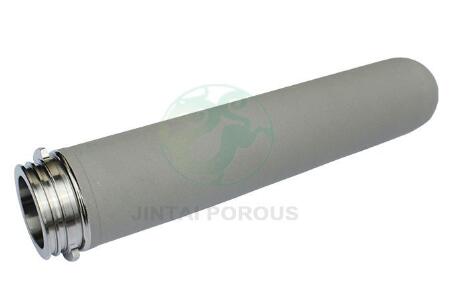 Sintered metal tube